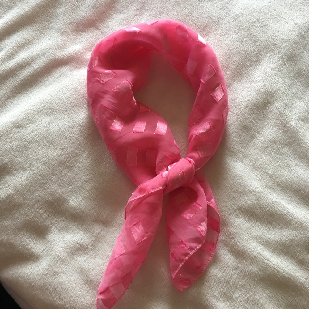 Pink scarf